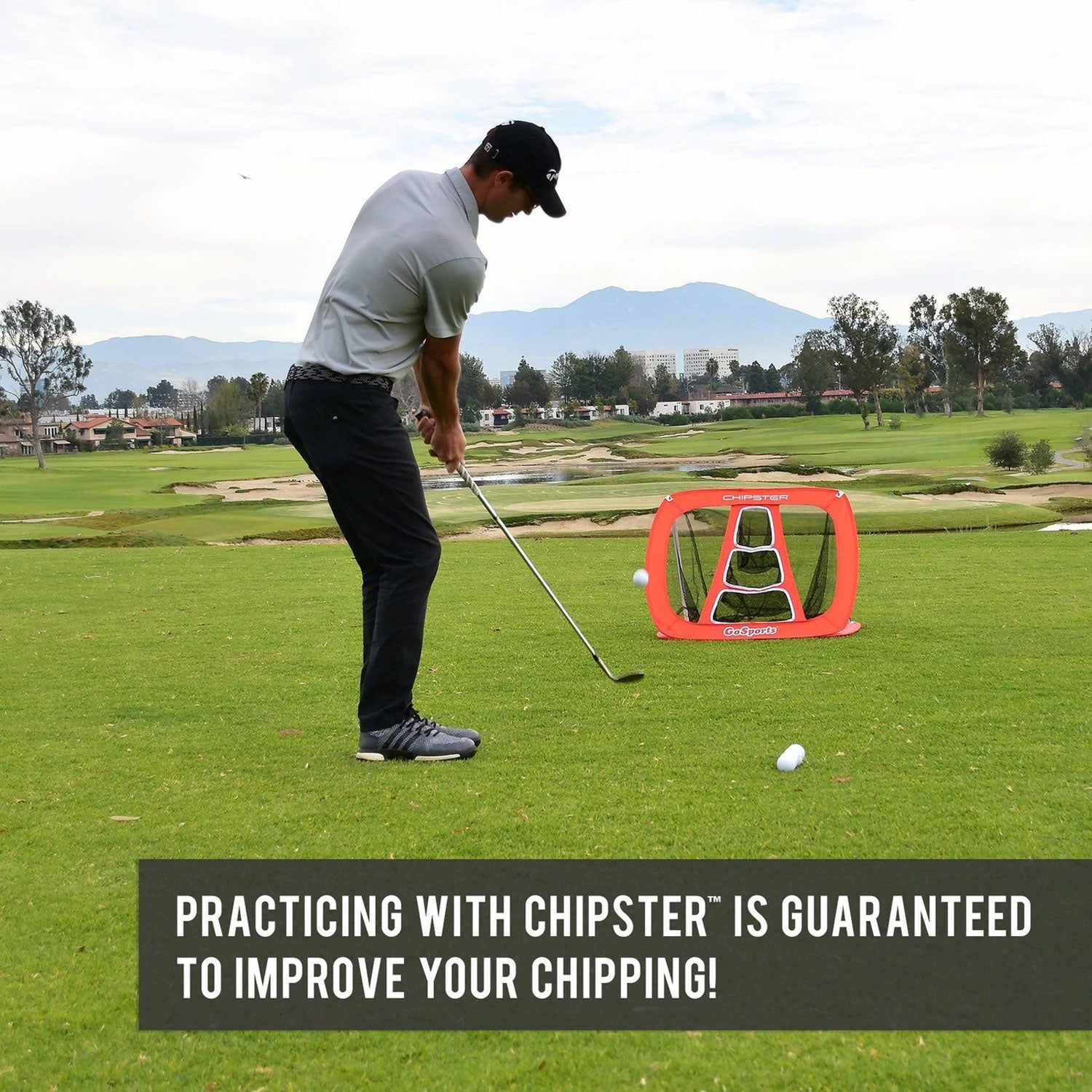 GoSports Chipster Golf Chipping Training Net - Great for All Skill Levels