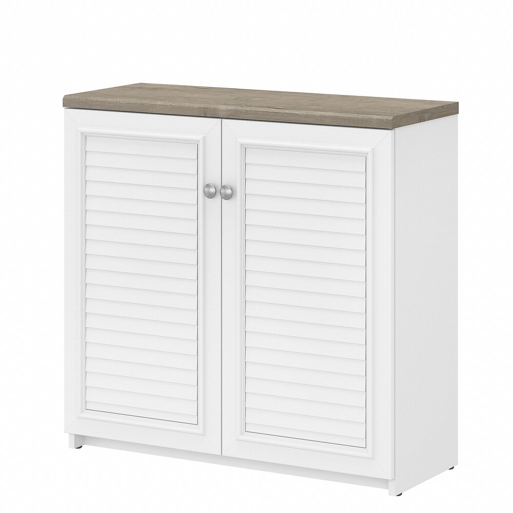 Fairview Storage Cabinet with Doors and Shelves by Bush Furniture   31.73\