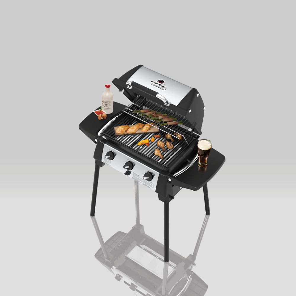 Porta-Chef 320 3-Burner Liquid Propane Gas Grill ;