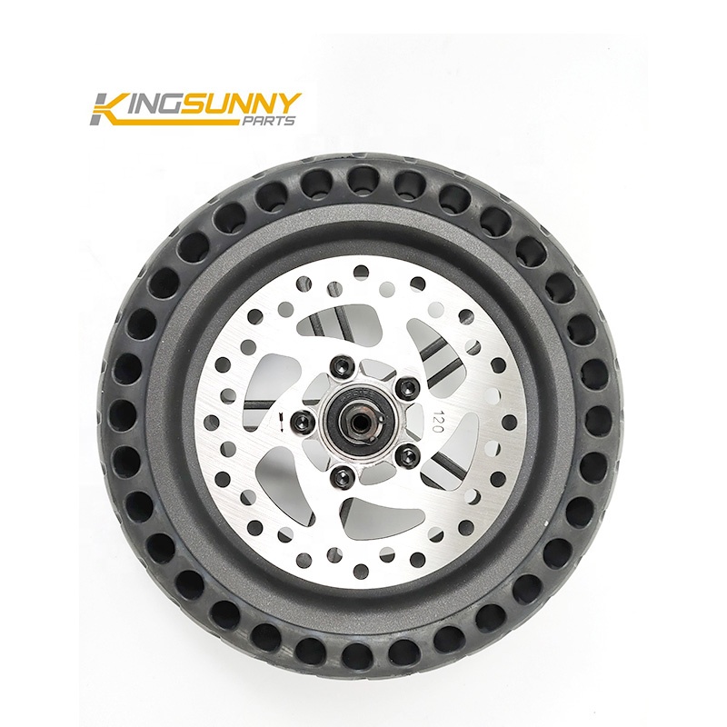 Manufacturer Supplier Rear Wheel + Honeycomb Solid Tire + Brake Disc Scooter For Pro / Pro2 Electric Scooter Parts