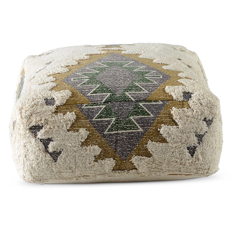 Steve Silver Co. Lyssa Jacquard Fabric Pouf