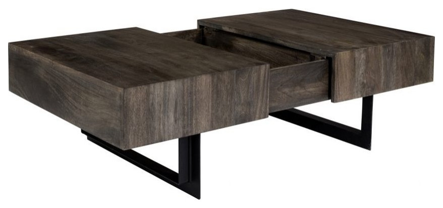 Tiburon Storage Coffee Table   Industrial   Coffee Tables   by Old Bones Co.  Studios  Houzz