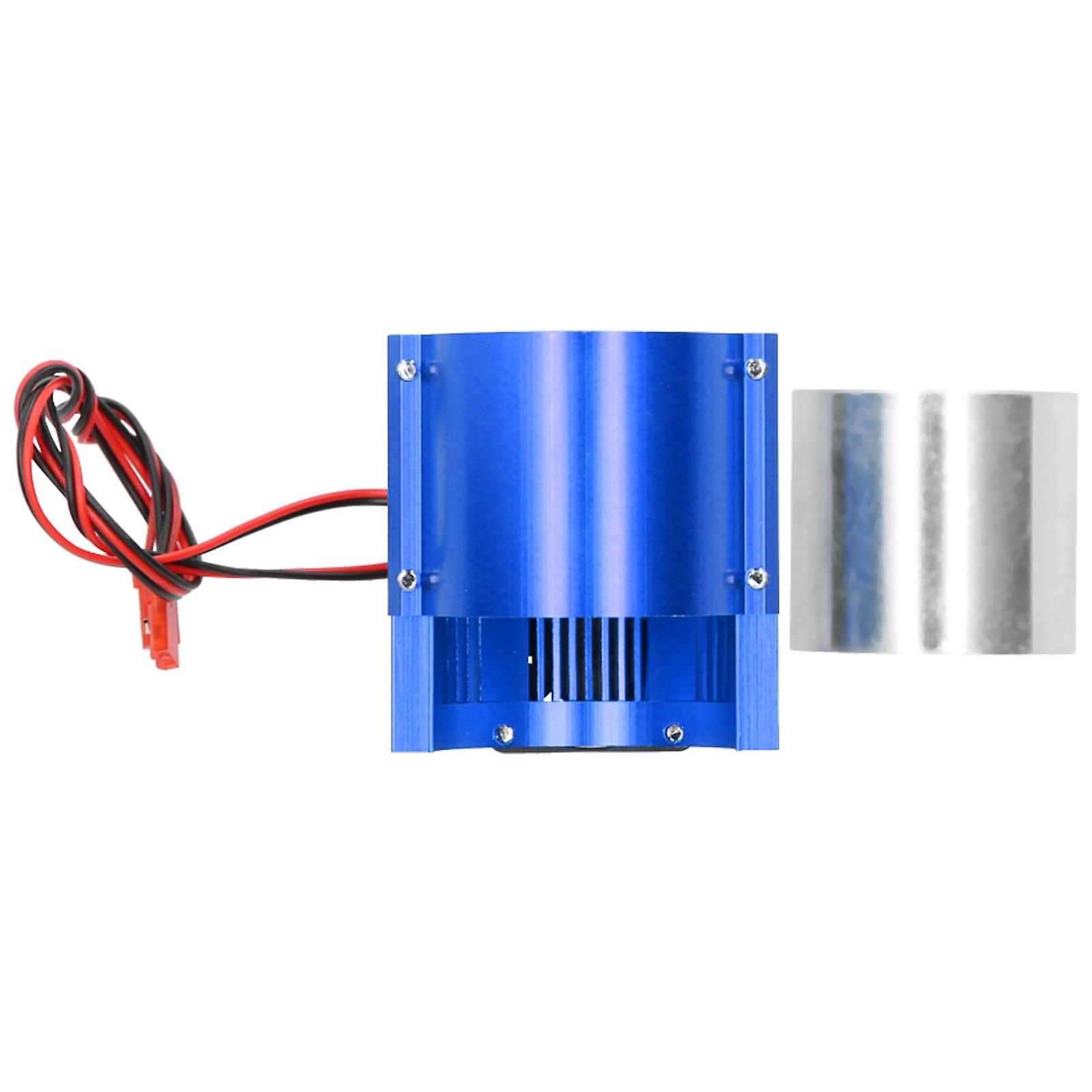 Heat Sink Cooling Cover With Dual Fan Motor Heat Sink For 1/8 1/10 Rc Car 4043mm Motorblue