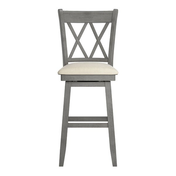 Sheena Bar Stool with Swivel， Oak