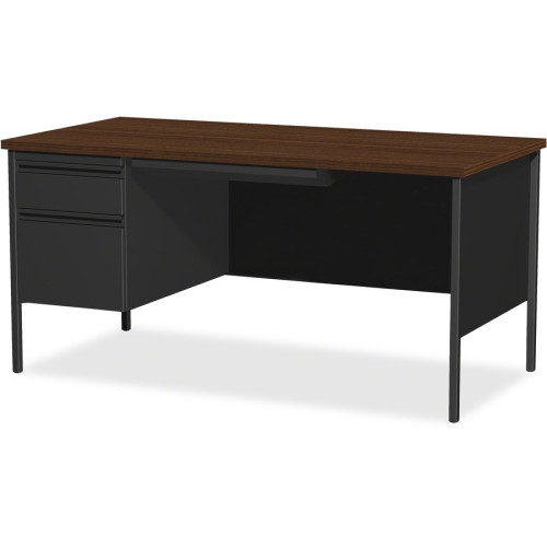 Lorell Fortress Series Left-Pedestal Desk (60918)