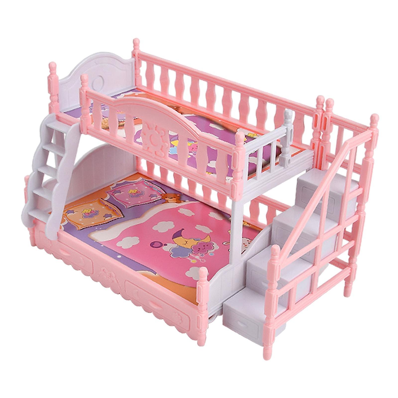 Doll House Furniture Simulation Diy Scene Decor Doll Bed For Boys Girls Kids