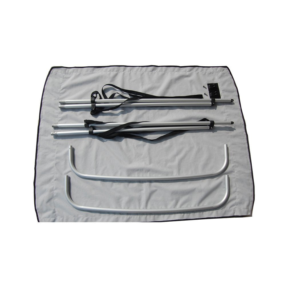 2 Bow Portable Bimini Top Cover Sun Canopy Suit 7.5 to 11ft inflatable boat