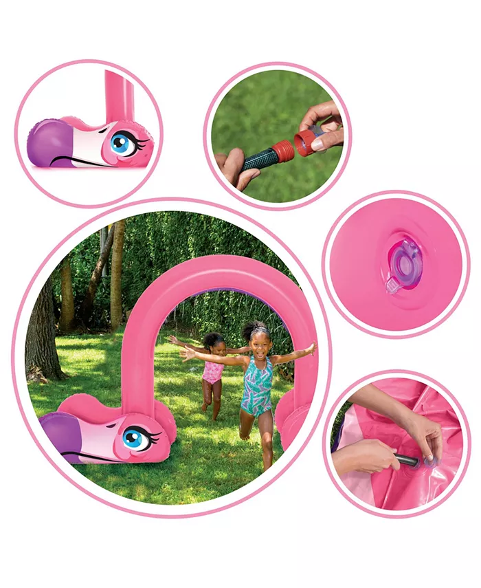 Splash Buddies Inflatable Flamingo Arch Sprinkler