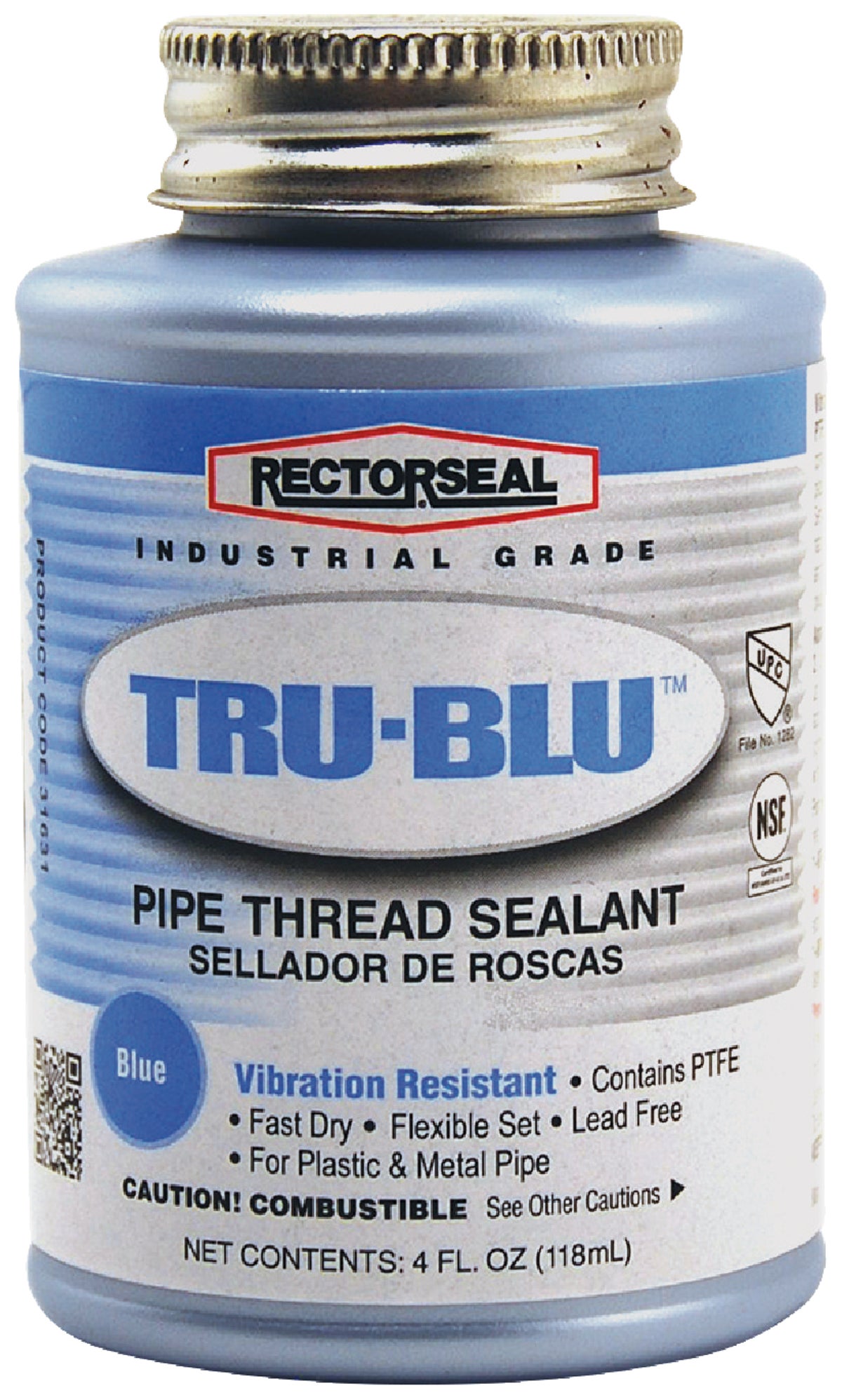 RectorSeal Tru-Blu Thread Sealant 4 Oz. Blue