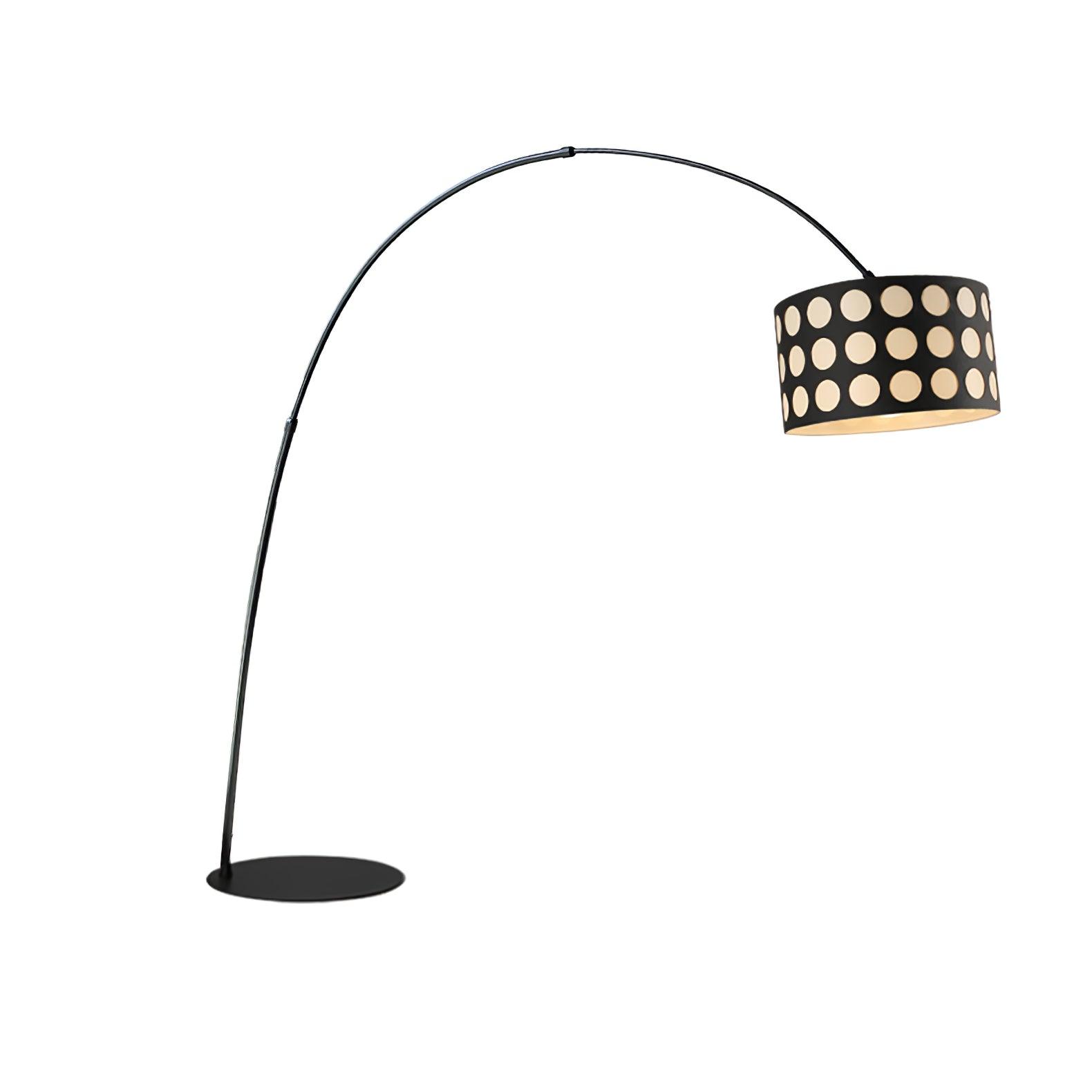 Polka Arc Fabric Floor Lamp