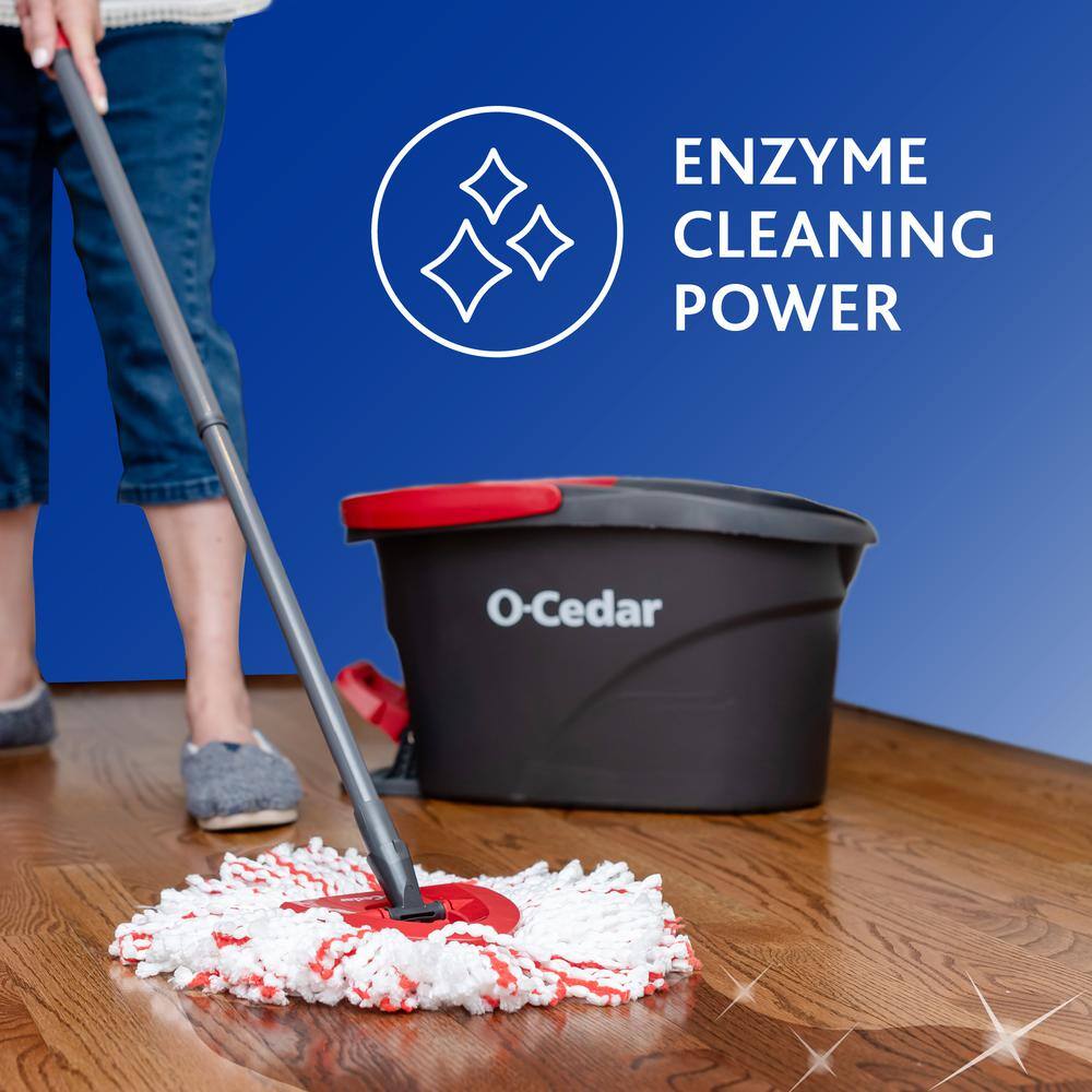 O-Cedar EasyWring Deep Clean Microfiber Spin Mop 2 Deep Clean Refills  O-Cedar PACS Floor Cleaner Lavender Scent 10-Count 172090xB2