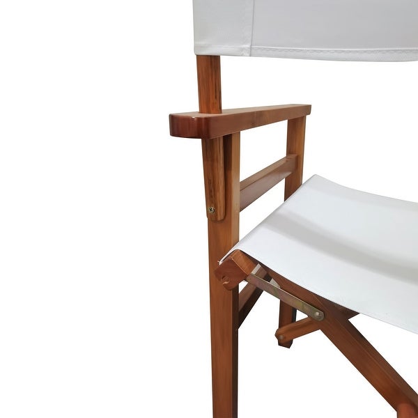 Wooden+ Canvas Folding Chair 2pcs/set - Overstock - 35780449