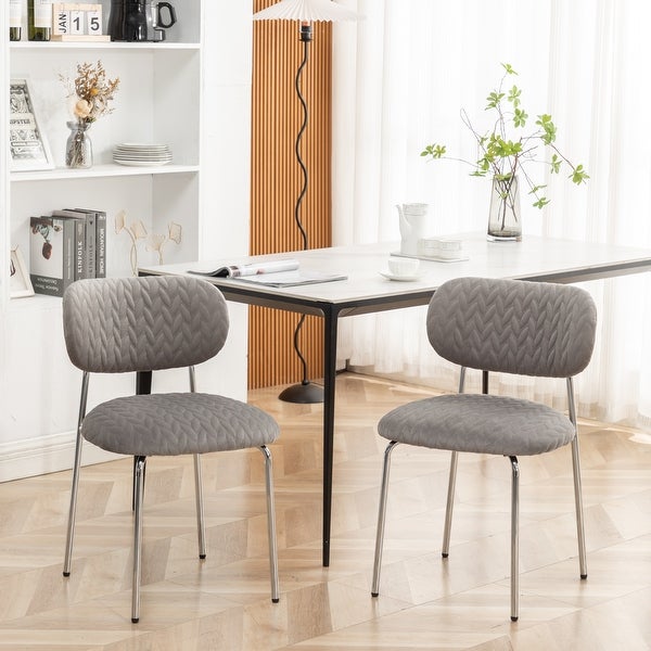 Velvet dining 2 Chair Set