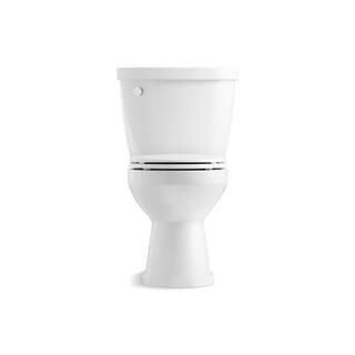 KOHLER Cimarron Rev 360 2-Piece 1.28 GPF Single Flush Round-Front Complete Solution Toilet in White Seat Included (9-Pack) K-31668-9-0