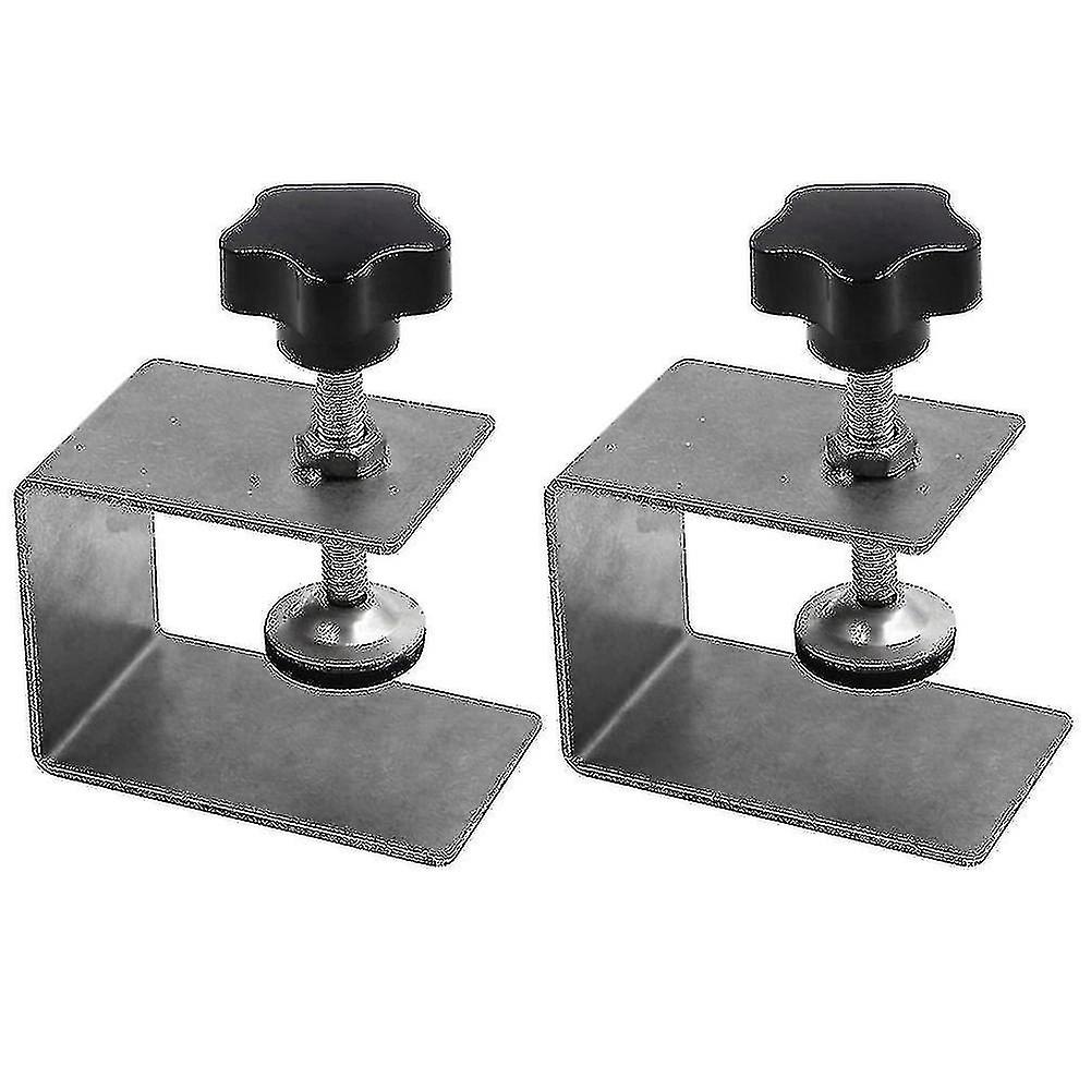 2pcs Drawer Front Installation Clamp Hardware Jig Accessories S