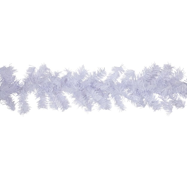 White Canadian Pine Artificial Christmas Garland Unlit