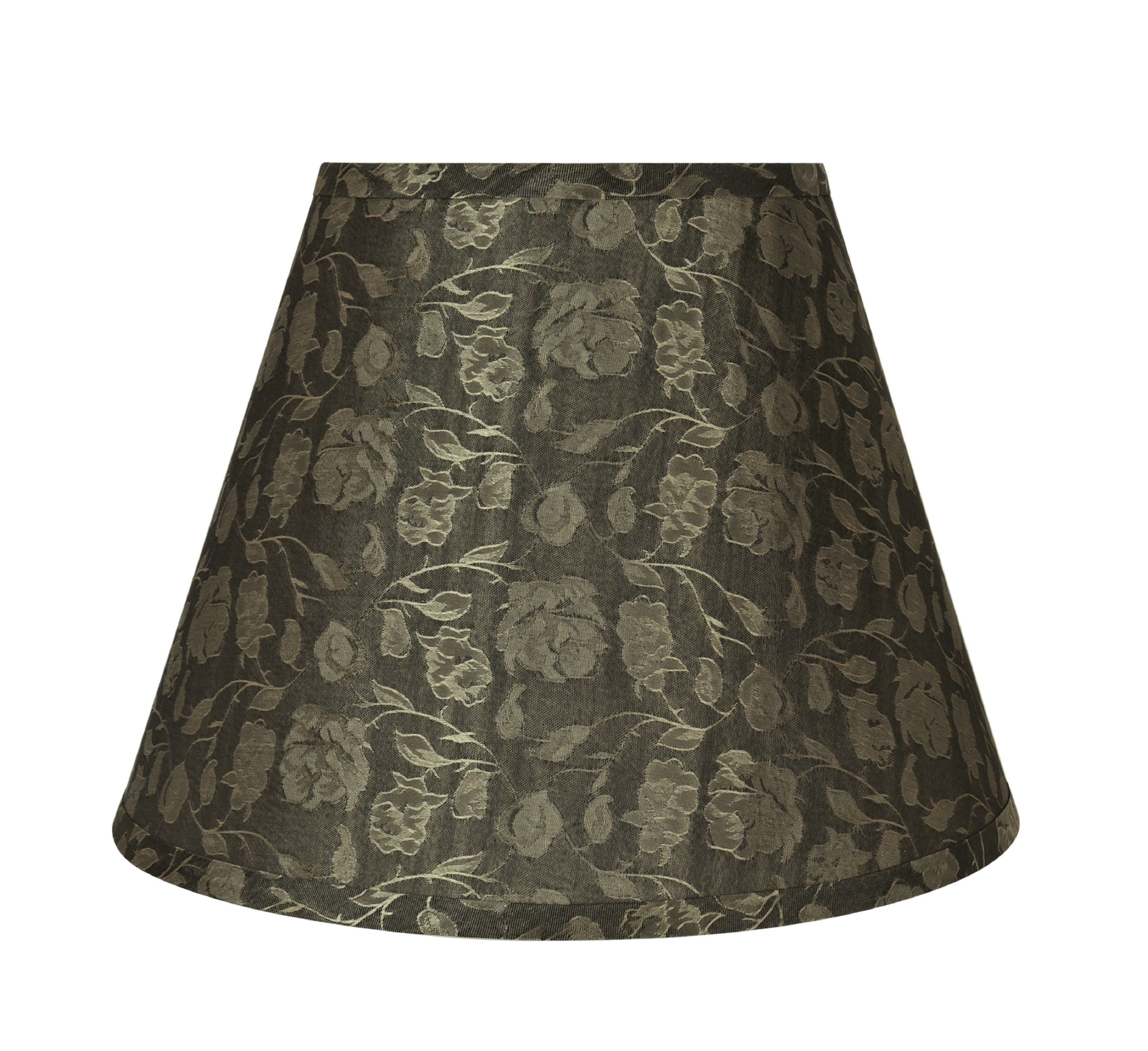 Aspen Creative 32626 Transitional Hardback Empire Shaped Spider Construction Lamp Shade in Light Brown， 12