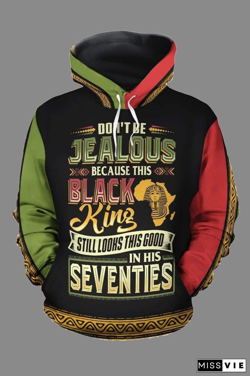 DON'T BE JEALOUS BECAUSE THIS BLACK KING STILL LOOKS THIS GOOD IN HIS SEVENTIES ALL-OVER HOODIE