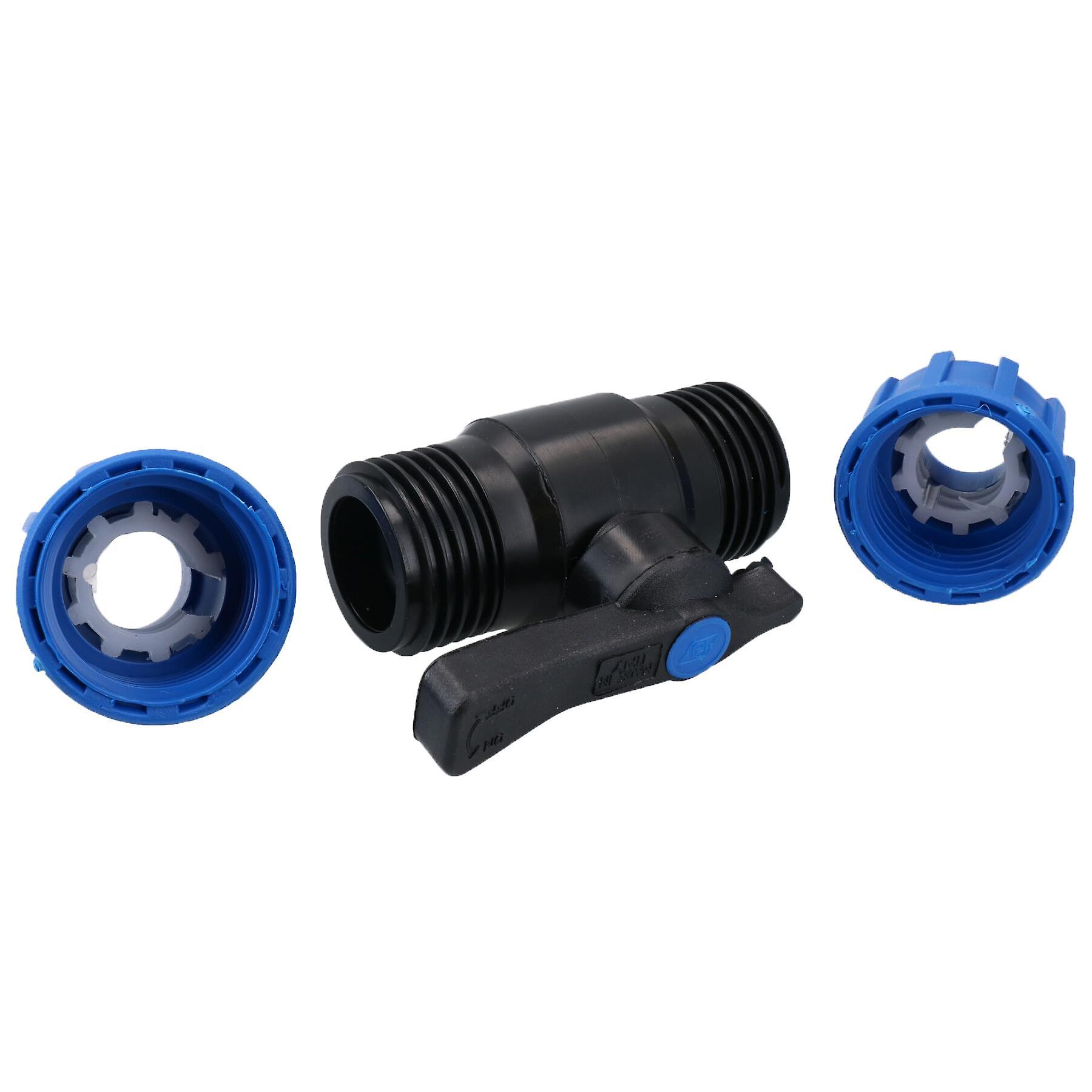 20 x 20mm MDPE Stopcock Hose Joiner Shut-off Underground Disconnect 2 Pack