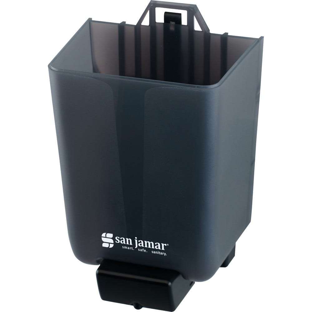 San Jamar SN46TBK Manual 46 oz. Wall-Mounted Liquid Soap Dispenser， Black Pearl