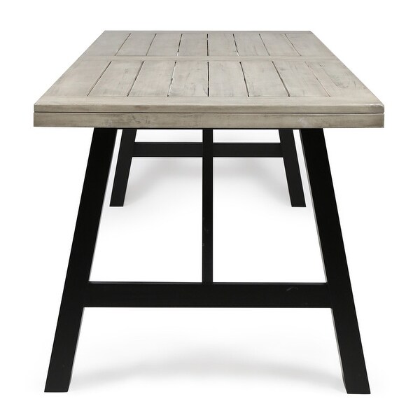 BETTINA Modern wooden dining table for outdoor kitchen etc