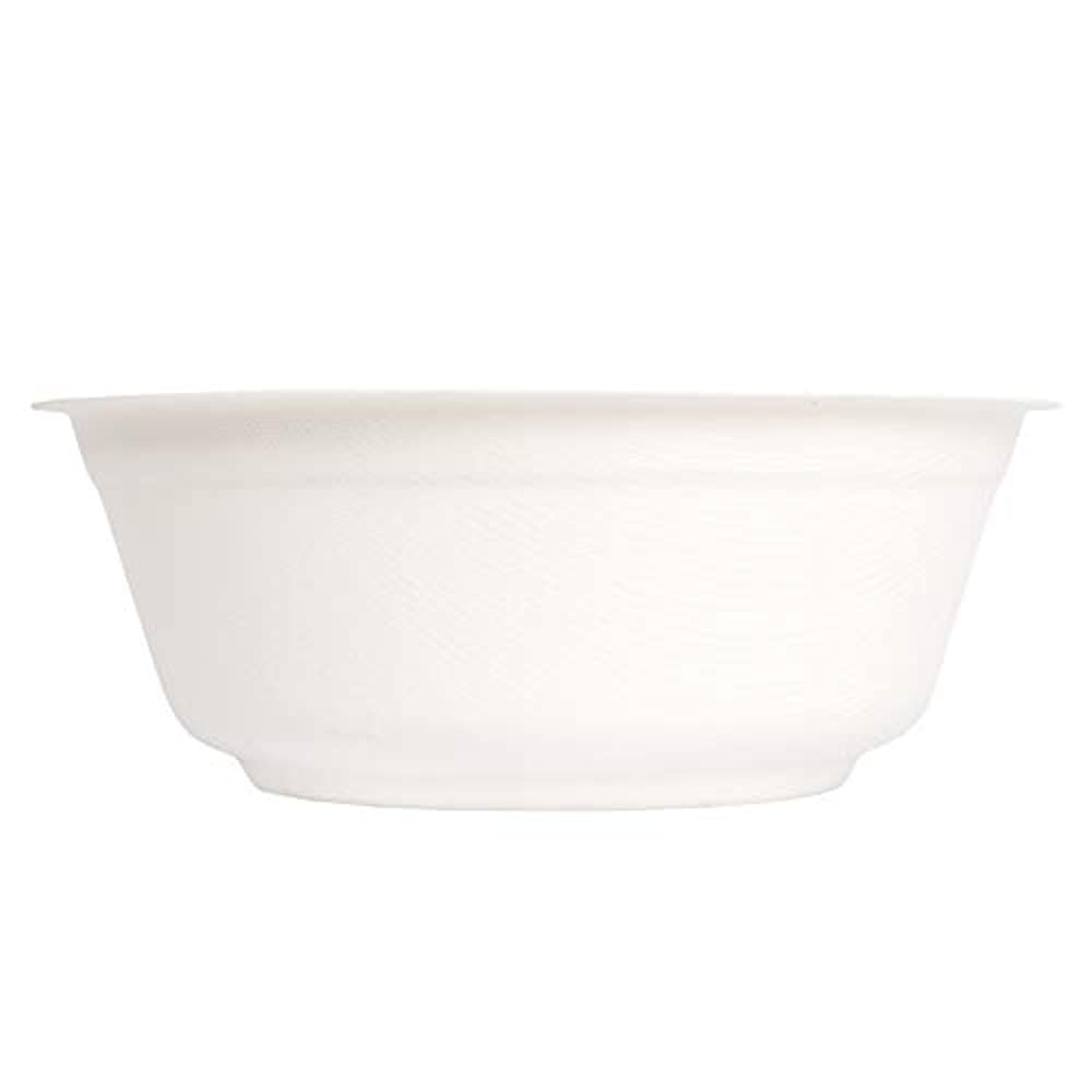 StalkMarket® Compostable Bowls， 32 Oz， White， Pack Of 500 Bowls