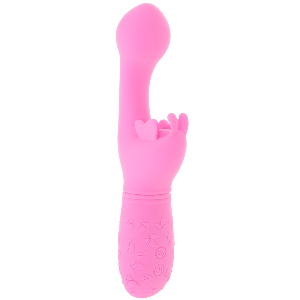 Rechargeable Butterfly Kiss Vibrator in Pink