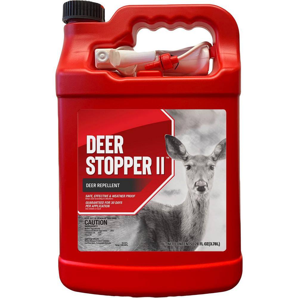 ANIMAL STOPPERS Deer Stopper II Animal Repellent Gallon Ready-to-Use with Nested Sprayer XD-U-128