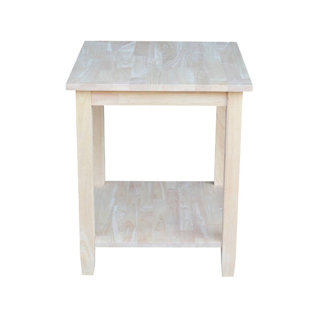 Solano End Table International Concepts