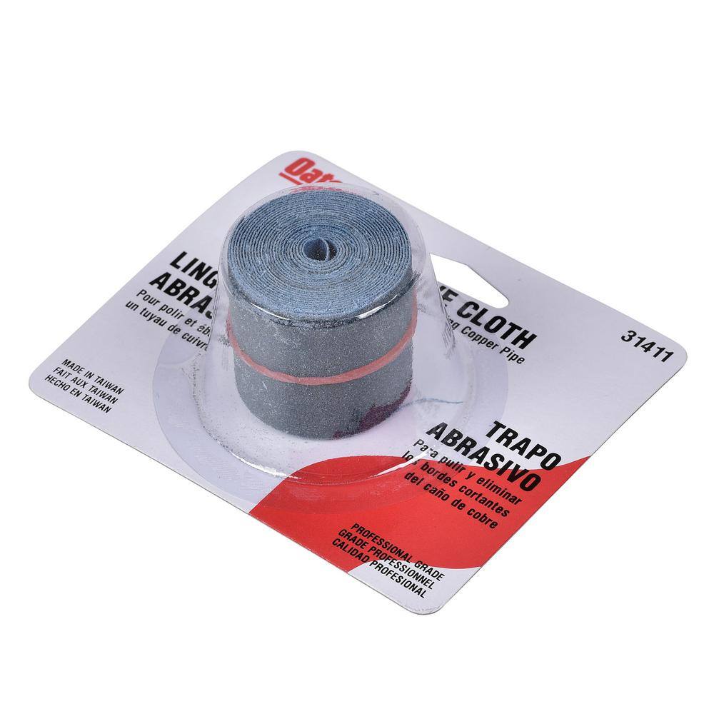 Oatey 1-12 in. x 2 yd. Solder Plumbers Cloth Abrasive Grit Roll 314112