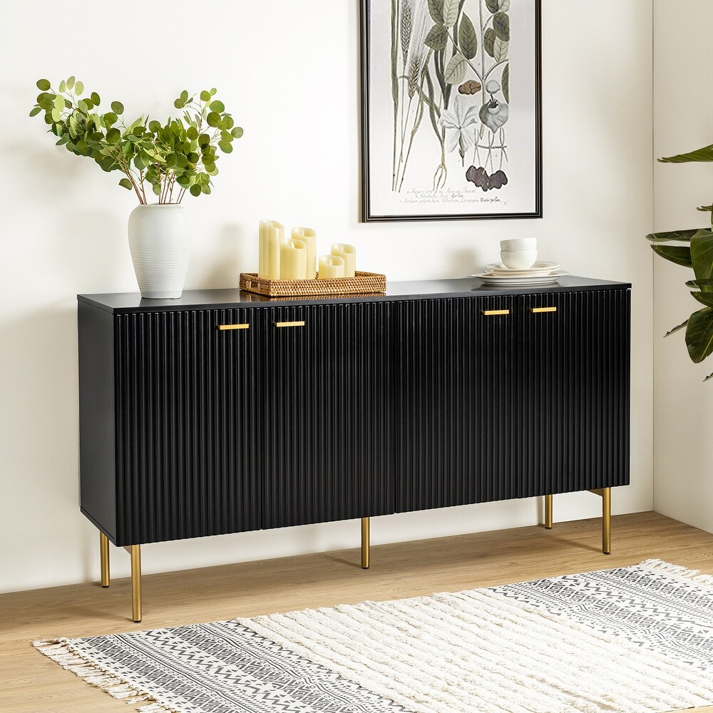 Gilb Modern Storage Sideboard with Adjustable Shelves By HULALA HOME