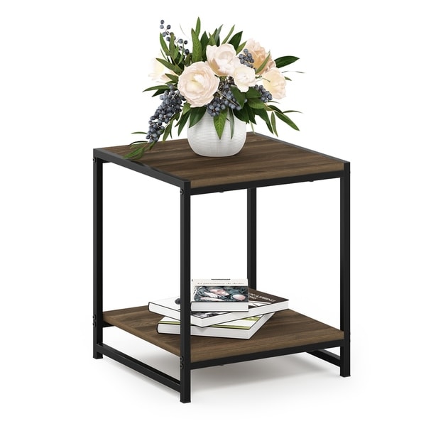 Furinno Camnus Modern Living 2-Tier End Table