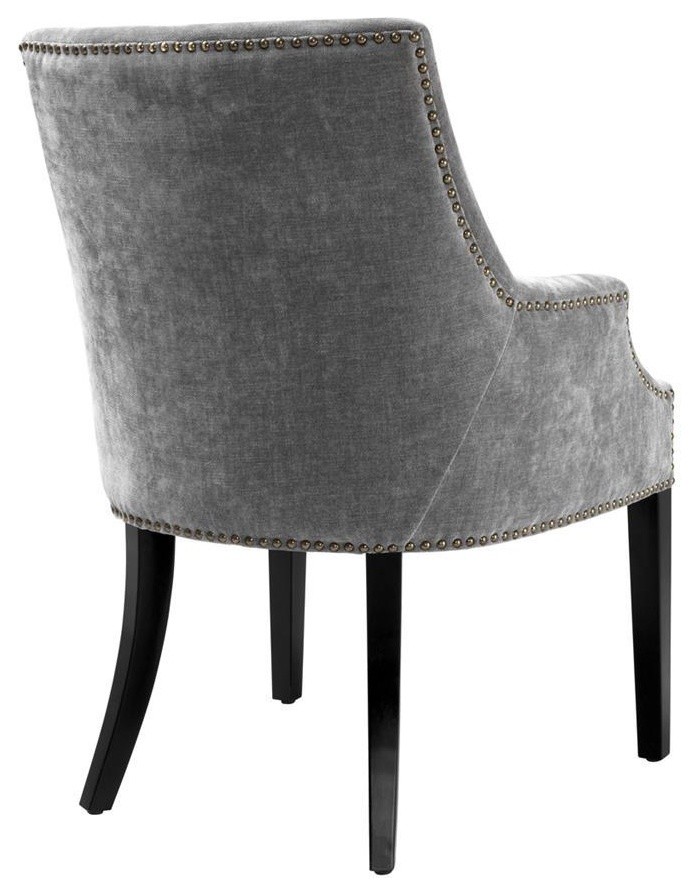 Nailhead Trim Dining Chair  Eichholtz Legacy   Transitional   Dining Chairs   by Oroa   Distinctive Furniture  Houzz