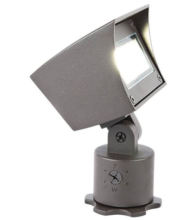 Wac Landscape 6 1 4 quot h Bronzed Brass 2700k Led Flood Light