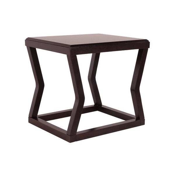 Ashley T592-3 Kelton Espresso Rectangular End Table w/ Hand Finished