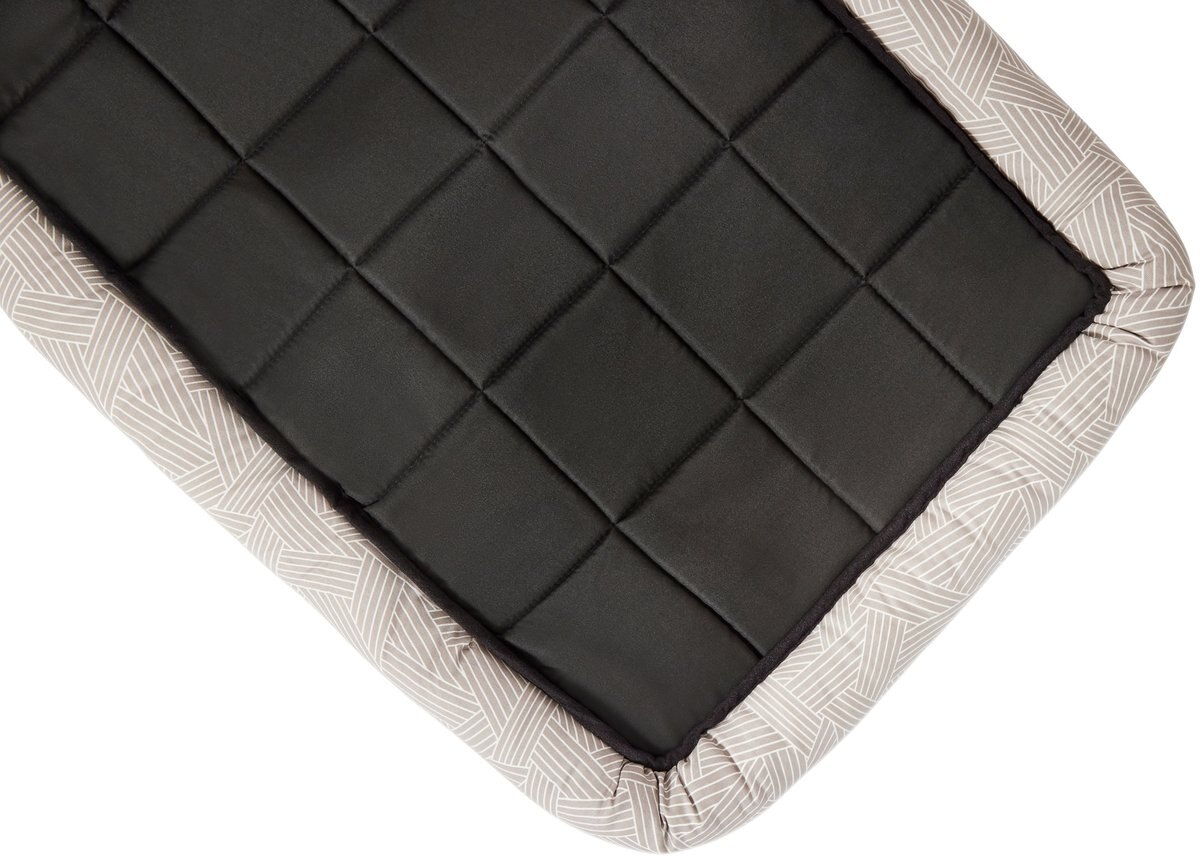 Frisco Gray Basket Weave Dog Crate Mat