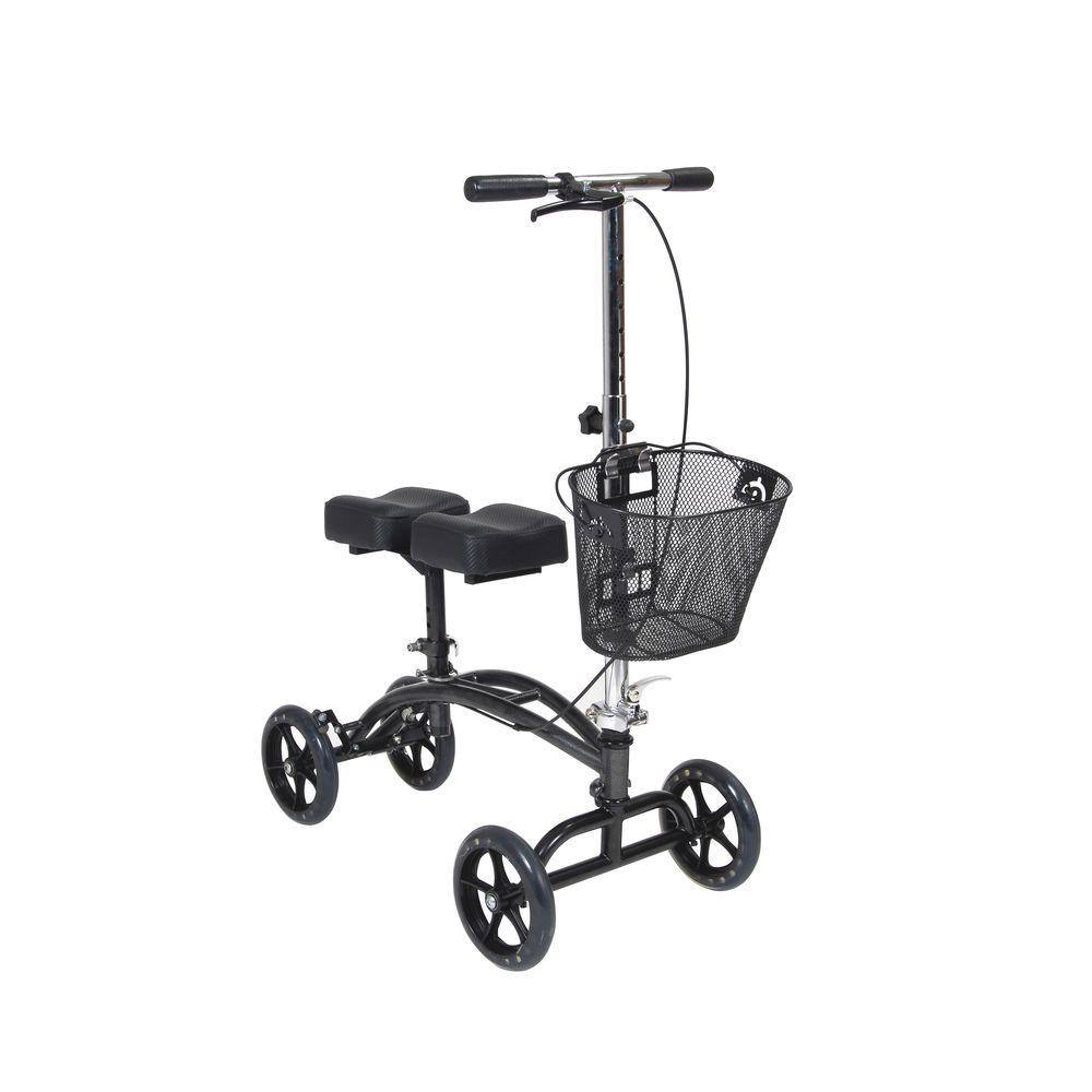 Drive Medical Dual Pad Steerable Knee Walker with Basket 796