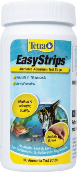 Tetra EasyStrips Ammonia Freshwater and Saltwater Aquarium Test Strips