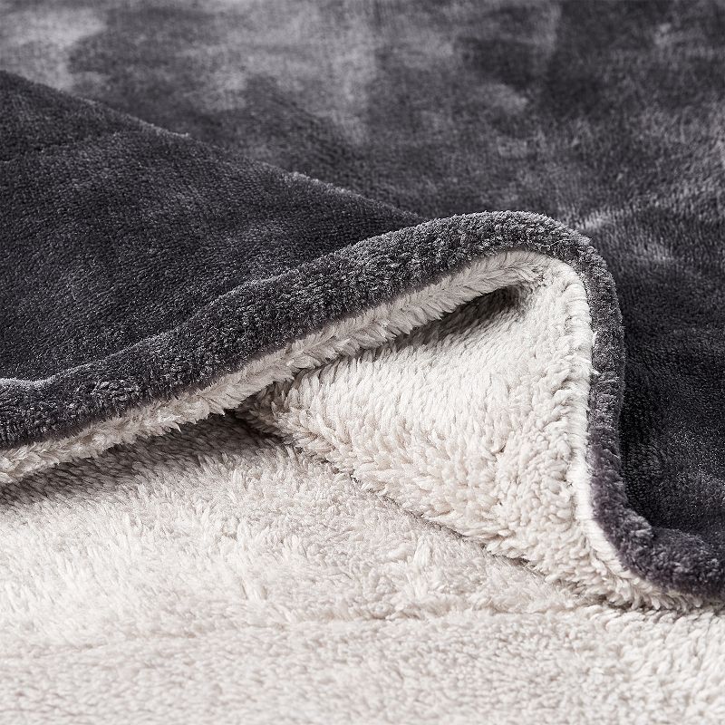 Portsmouth Home Oversized Plush Sherpa Fleece Throw