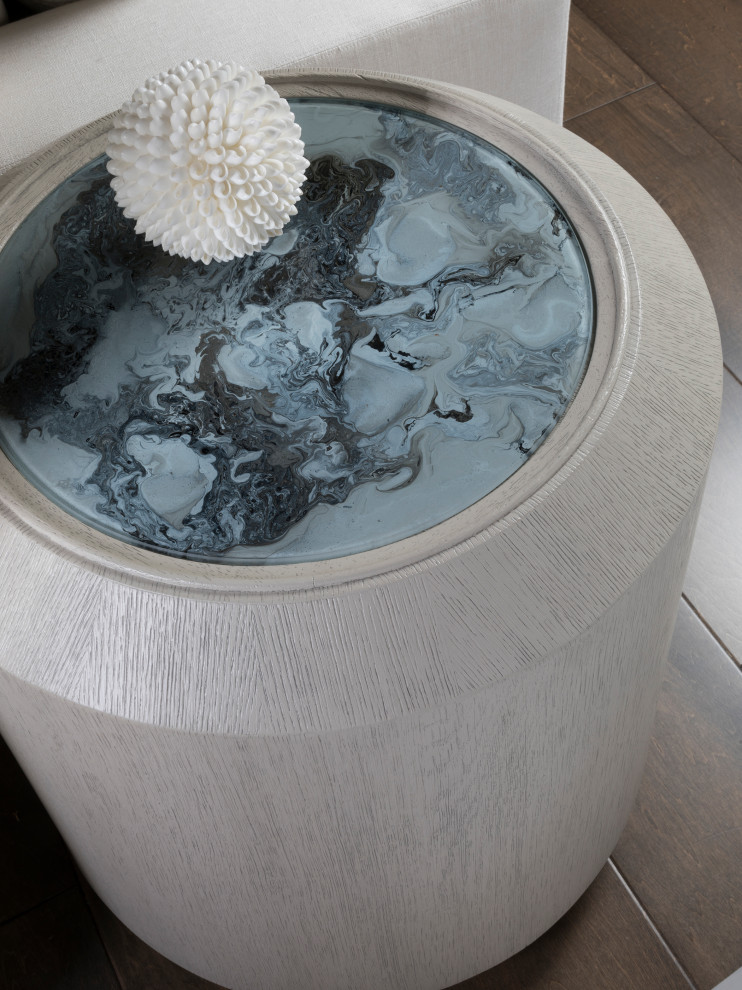 Metaphor Round End Table   Transitional   Side Tables And End Tables   by Lexington Home Brands  Houzz