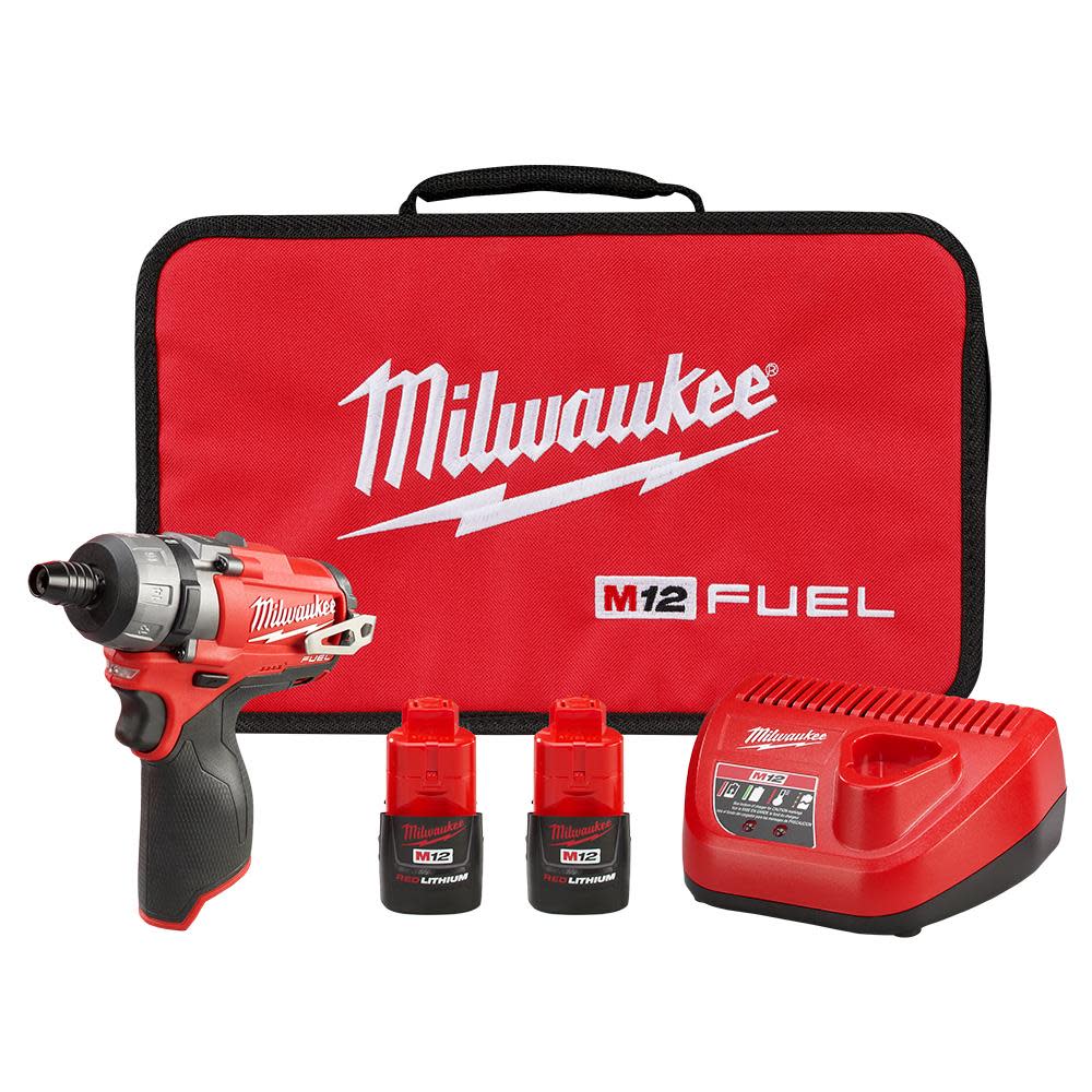 Milwaukee M12 FUEL 2SPD Screwdriver Kit 2402-22 from Milwaukee