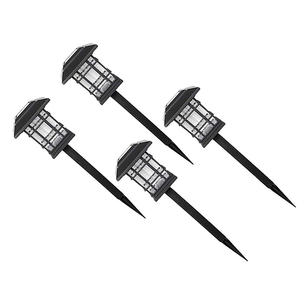 1 Set 4pcs Solar Led Yard Lawn Lights Practical Outdoor Landscape Lights