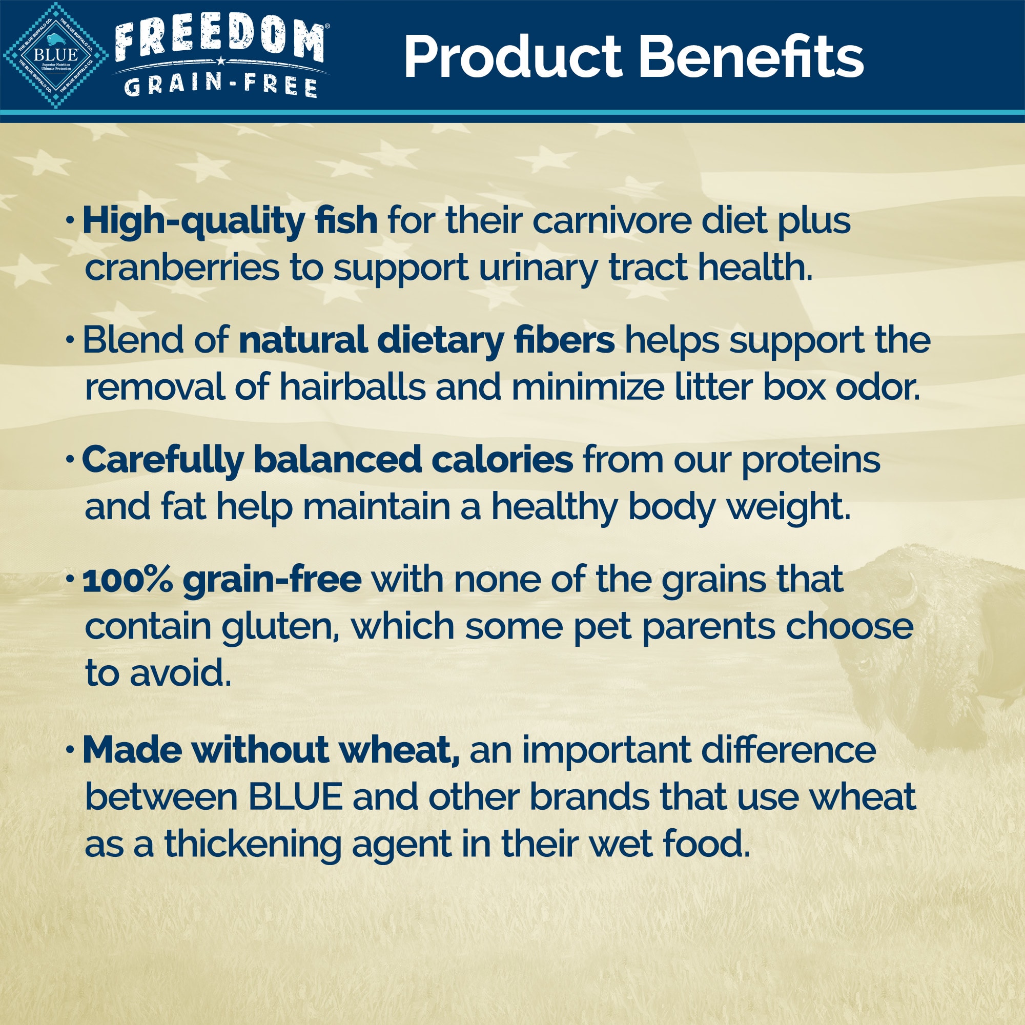 Blue Buffalo Blue Freedom Grain-Free Indoor Fish Recipe Wet Cat Food， 5.5 oz.， Case of 24