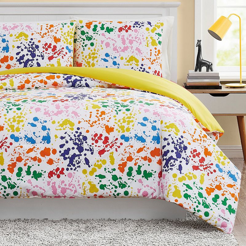 Crayola Splatter 2 Piece Comforter Set