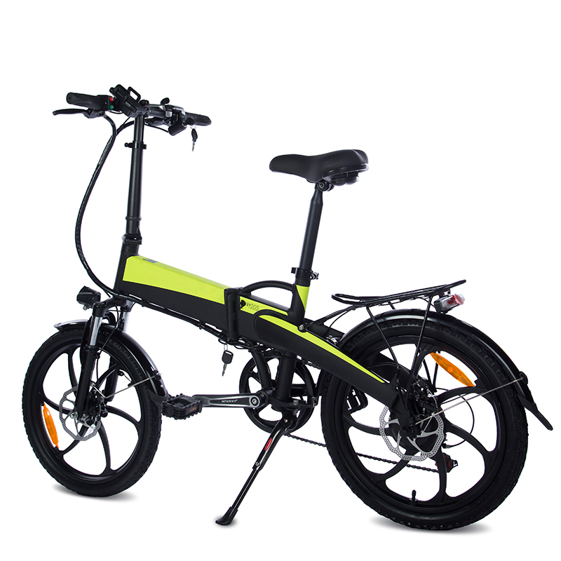 Tourwheel 2023 Amazon Hot Sale 350w 36v Foldable Electric Bike Folding 14inch Bicycle With Rear Motor Electric Cycle For Adult E