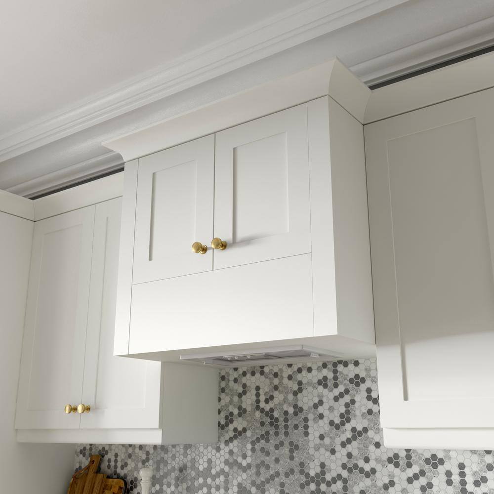 J COLLECTION Wallace Painted Warm White Shaker Assembled Sink Base Kitchen Cabinet (36 in. W x 34.5 in. H x 24 in. D) DSSB36FH-WA