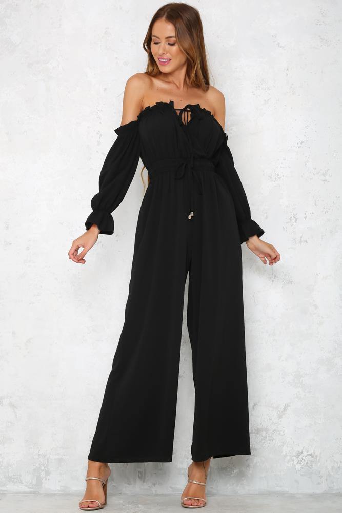 Heart Of Glass Jumpsuit Black