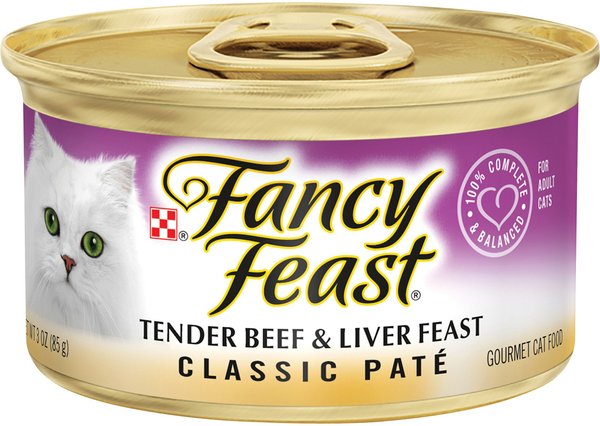 Fancy Feast Classic Tender Beef and Liver Feast Canned Cat Food