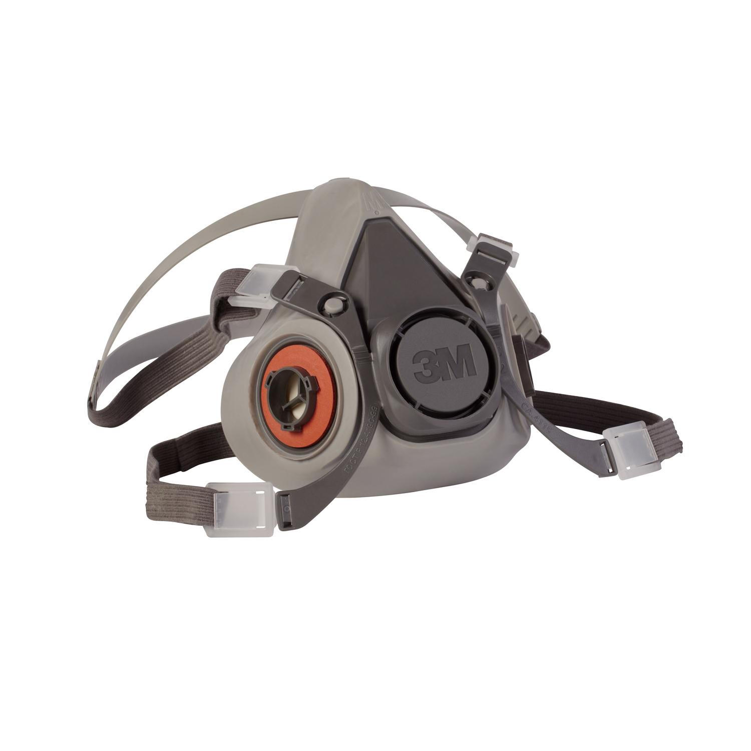 3M Half Face Respirator 6000 Series Gray M 1 pc