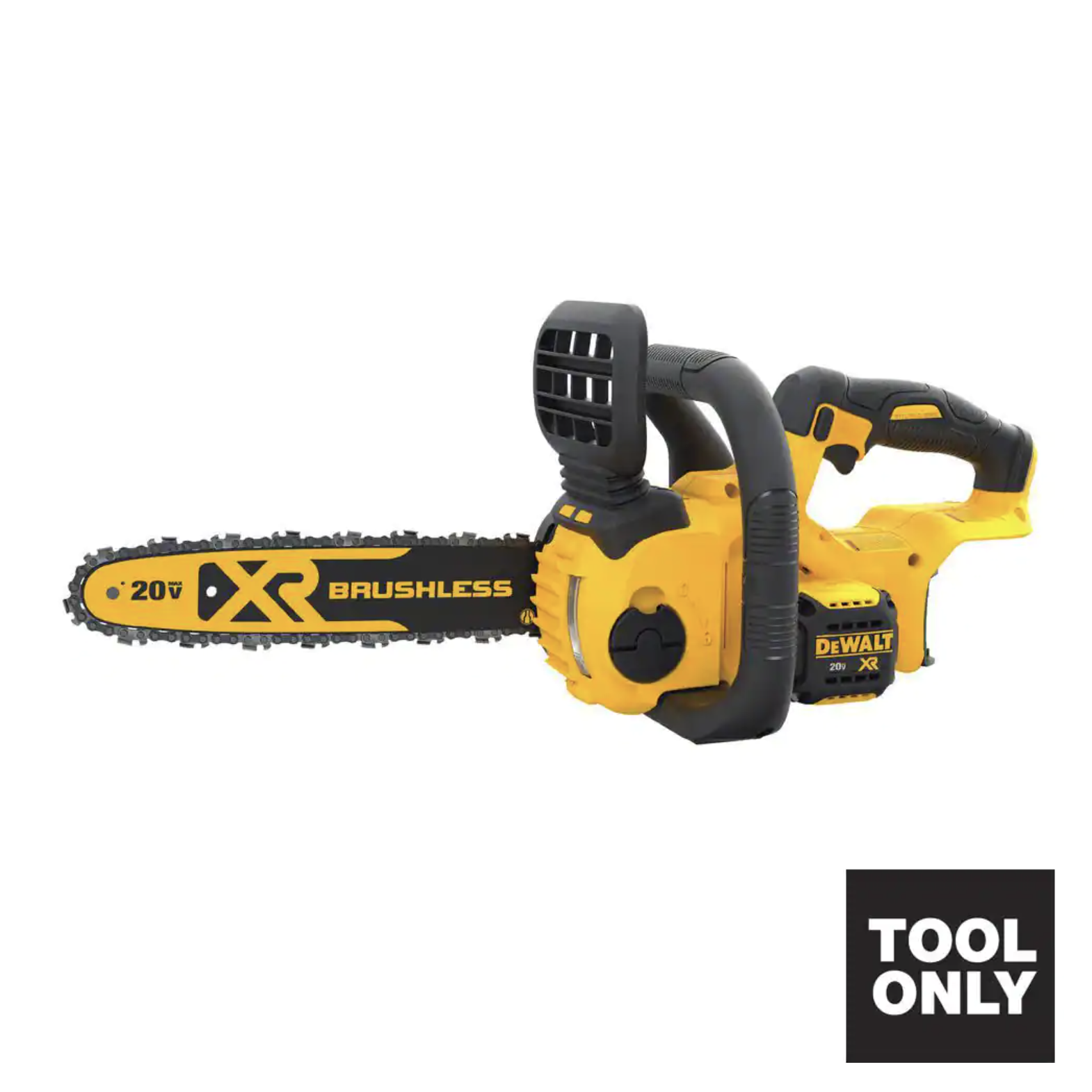 Dewalt 20V MAX 12in. Brushless Cordless Battery Powered Chainsaw， Tool Only， 45 Link (DCCS620BW1DT612)